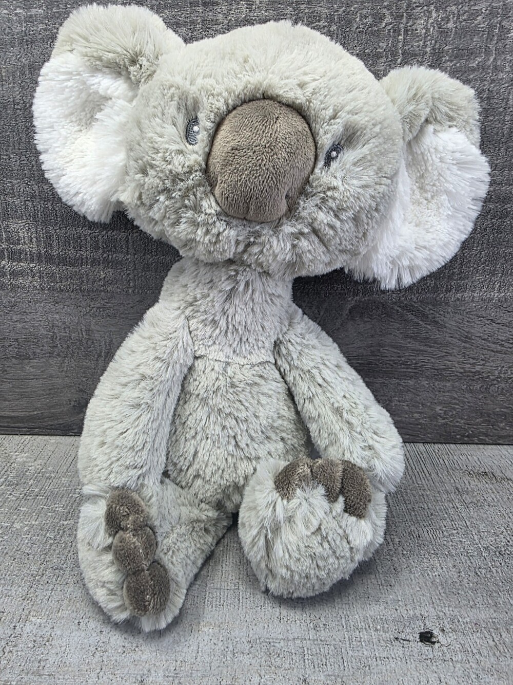 Baby Gund Toothpick Shay Koala Bear Gray Plush Sewn Eyes 10" Toy Lovey G37
